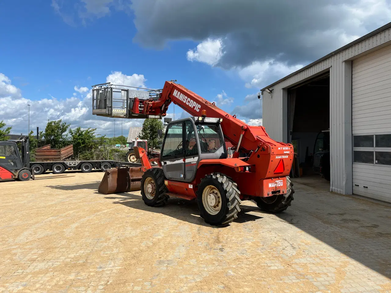 Billede 2 - Manitou med drejeled og fjernbetjening 