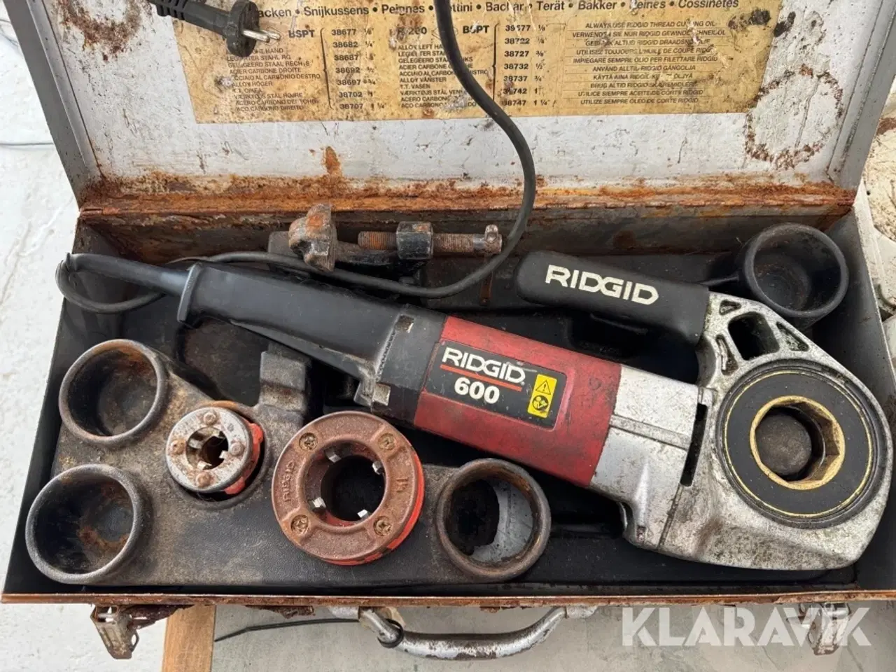 Billede 4 - Rørgevindskærer Ridgid 600