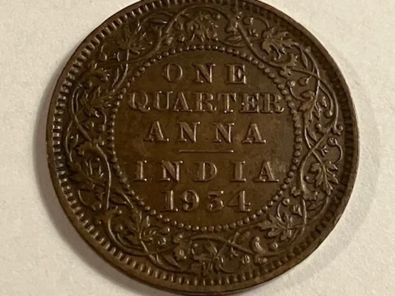 Billede 1 - One Quarter Anna India 1954