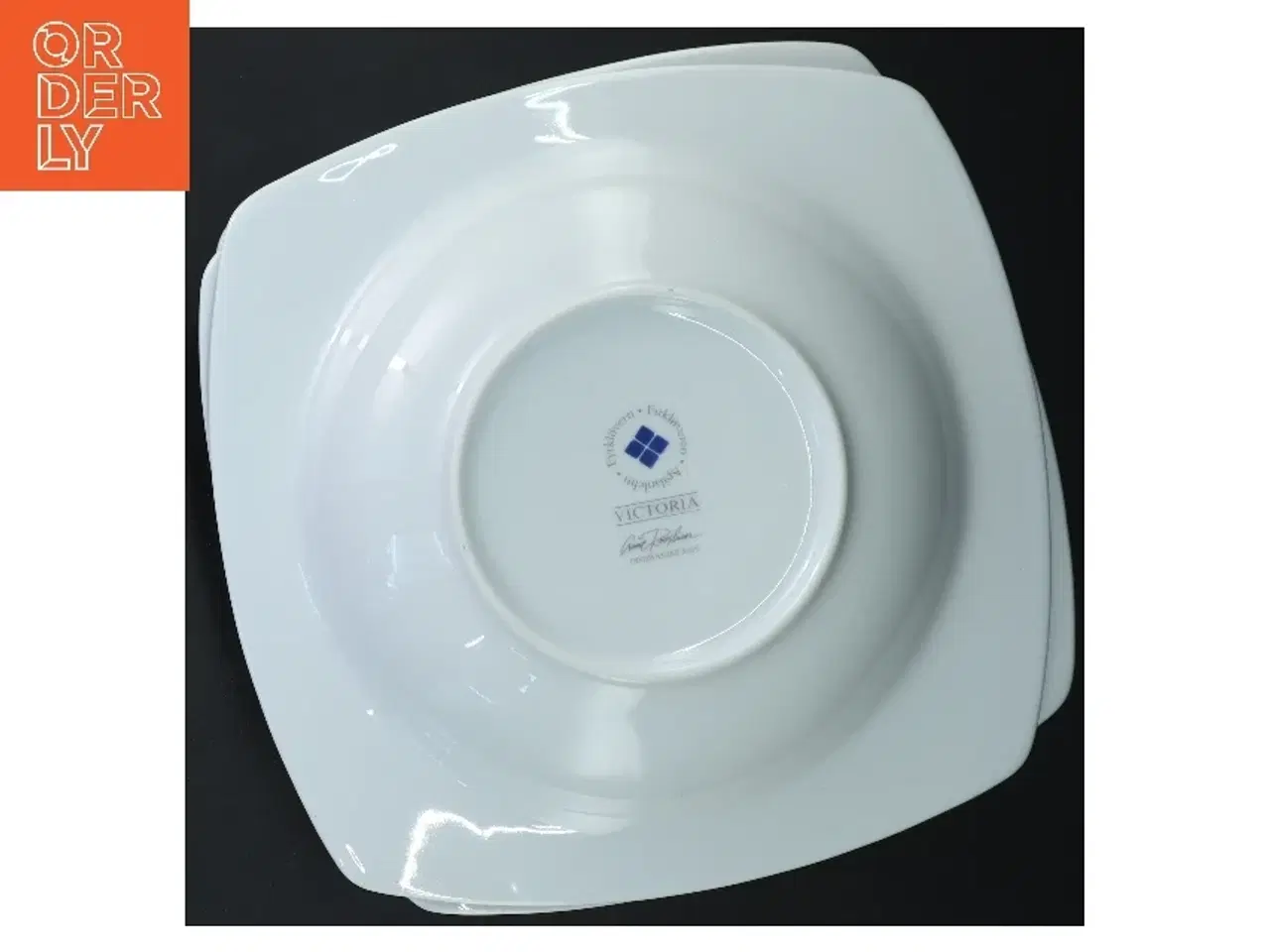 Billede 3 - 6 tallerkner fra Fyrklveren Victoria (str. 6 stk 24x24 cm)