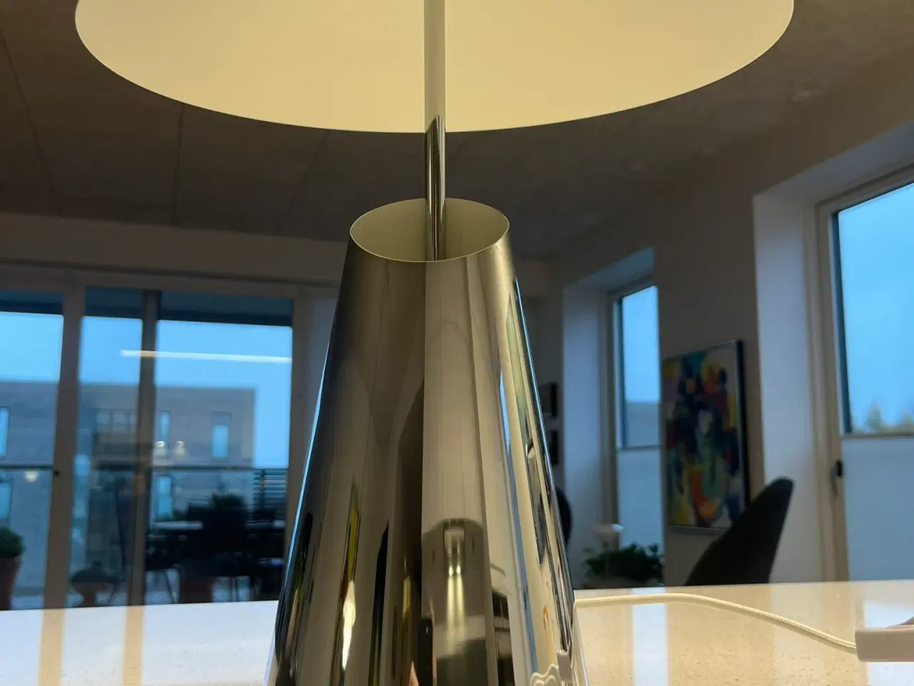 Billede 4 - Taido bordlampe af metal, krom