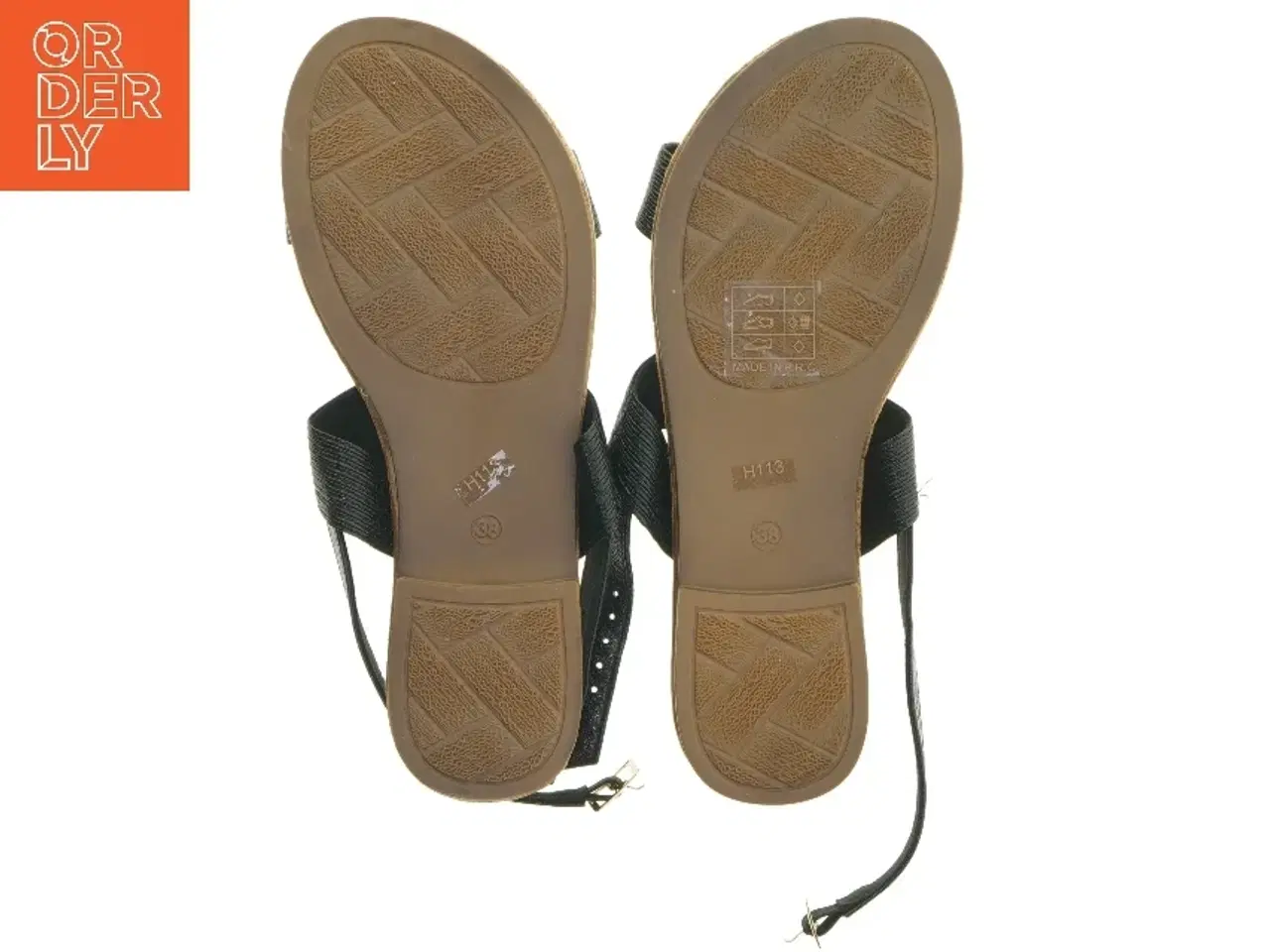 Billede 7 - Sorte sandaler str. 38 fra Sixthe Sens (str. 38 )