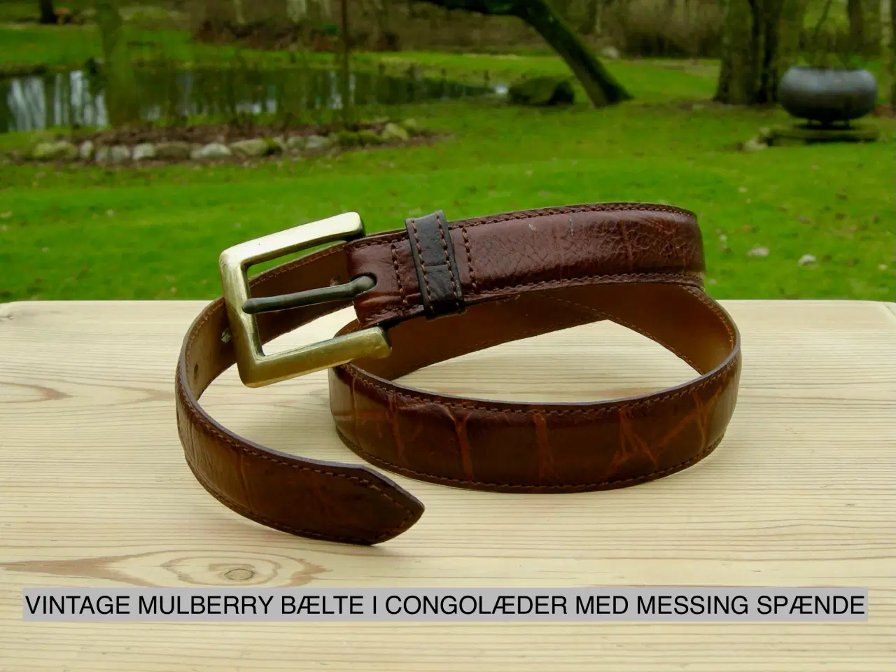 Billede 6 - Vintage læderbælte, Bæltekompagniet, Ægte læder