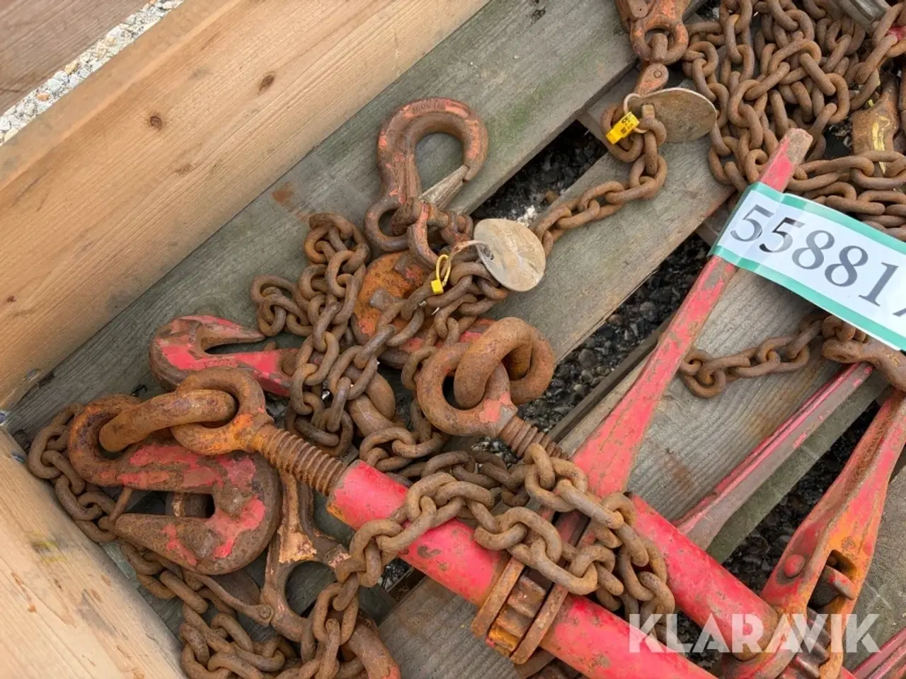 Billede 6 - Surringsskralder og kædeslængder samlet lot