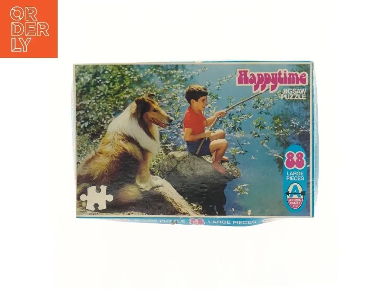 Billede 1 - Happytime puslespil, 88 brikker (str. 26x40 cm)