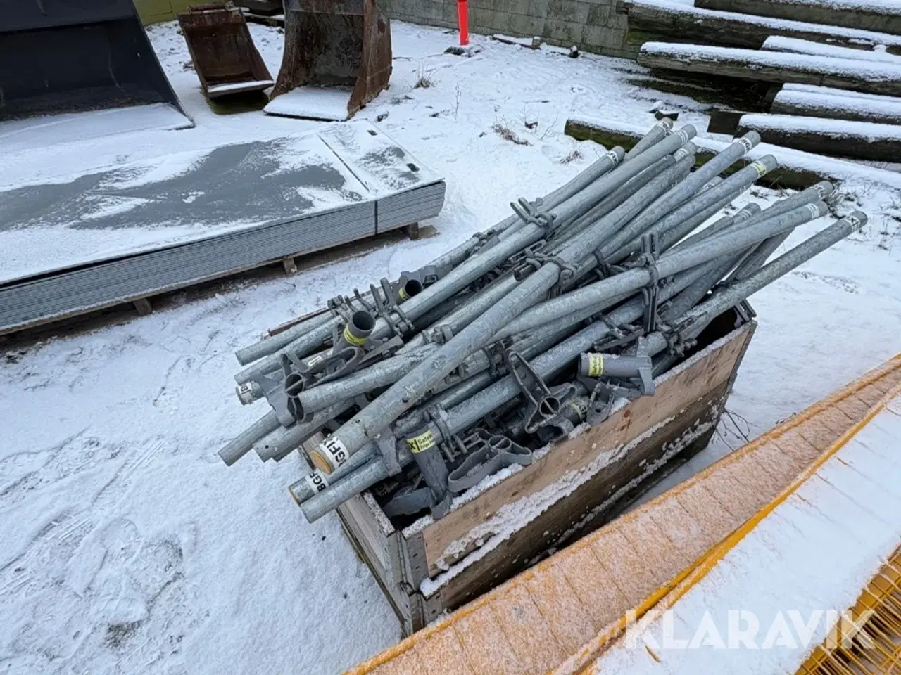 Billede 8 - Byggepladshegn med ben 14 fag