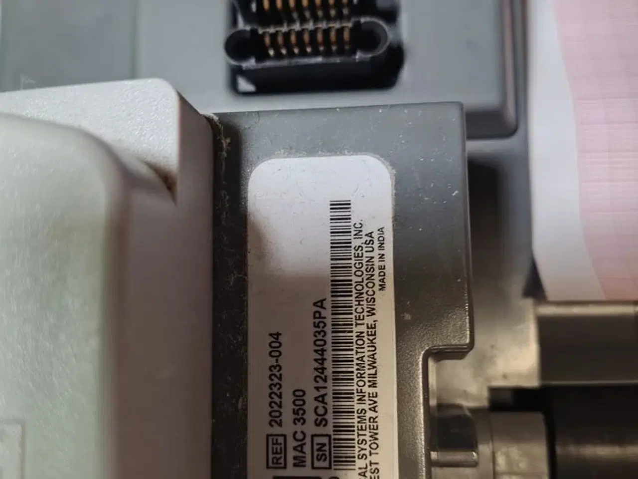 Billede 6 - ECG Machine GE MAC 3500