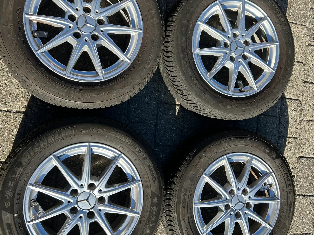 Billede 3 - Mercedes fælge+dæk 205/60 16 R