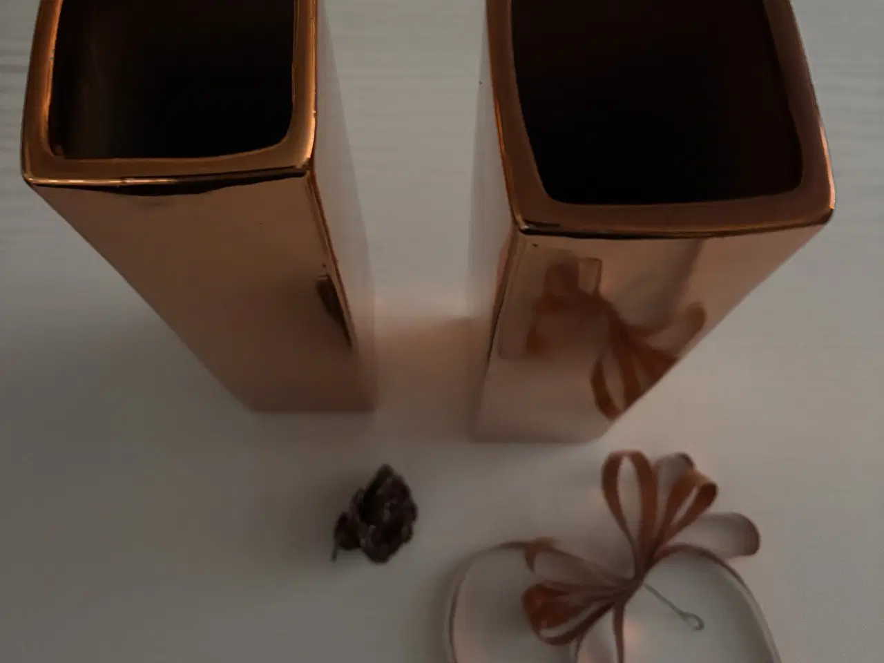 Billede 4 - Vaser kobberfarvede