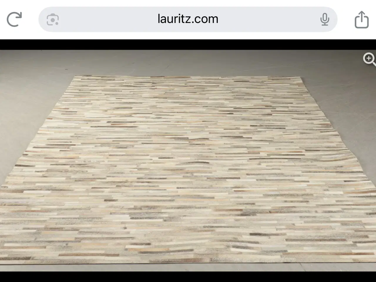 Billede 2 - Tæppe læder patchwork 