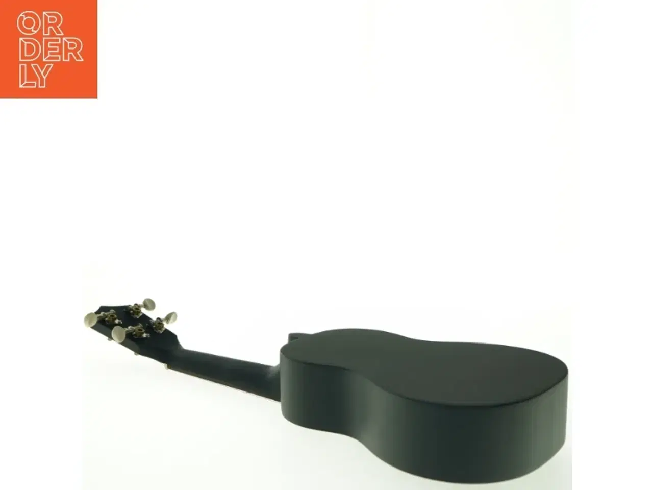 Billede 3 - Sort ukulele med taske (str. 53 x 20 cm), som ny, i mint kondition