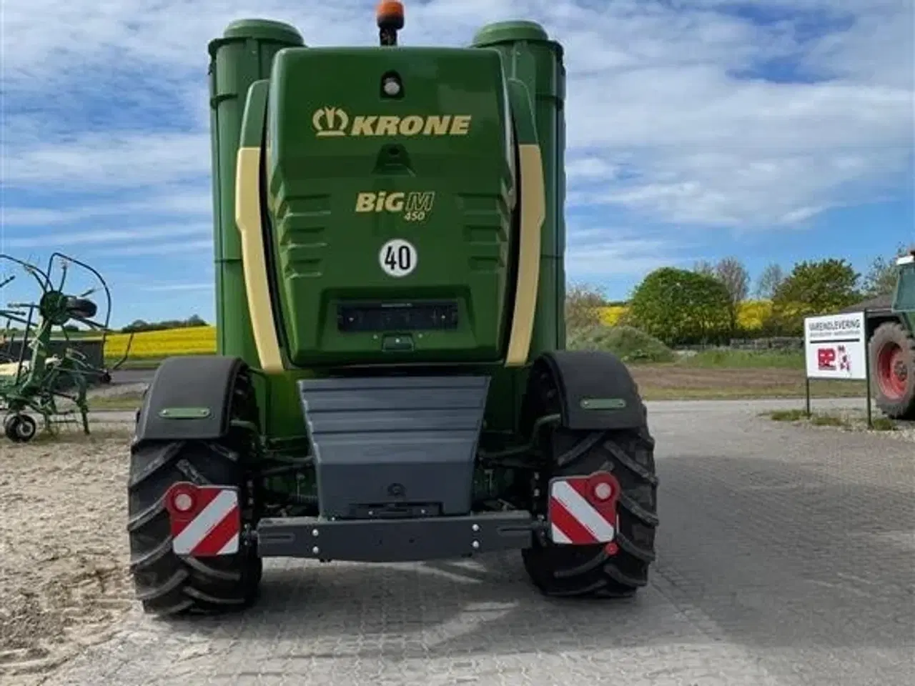 Billede 9 - KRONE BIG M 450 grassking med snegle