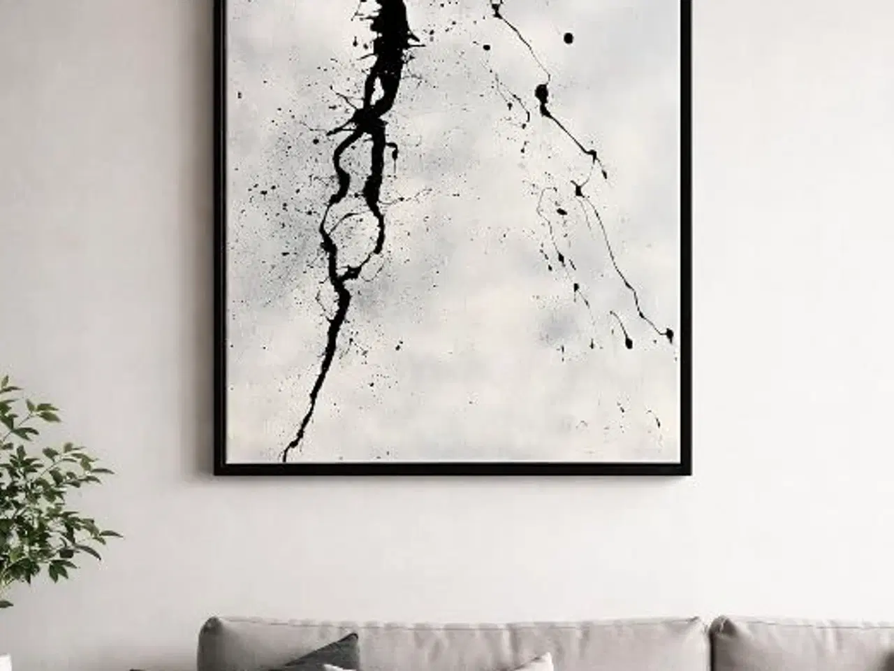 Billede 1 - Abstrakt Akryl Maleri 