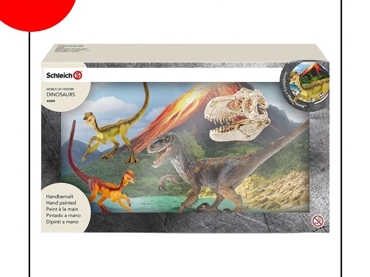 Billede 1 - Schleich 42259 Velociraptor on the Hunt Set (kasse