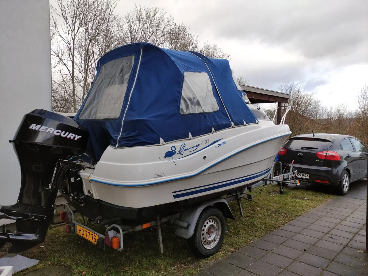 Billede 2 - Ørnvik 430 Flamingo med trailer og kaleche