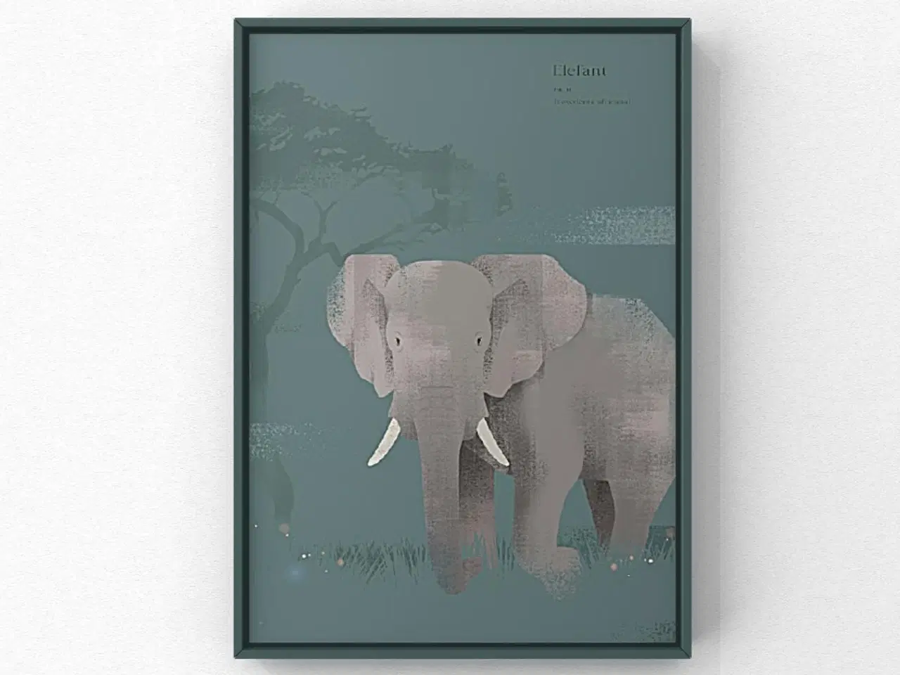 Billede 3 - Design plakat Elefant