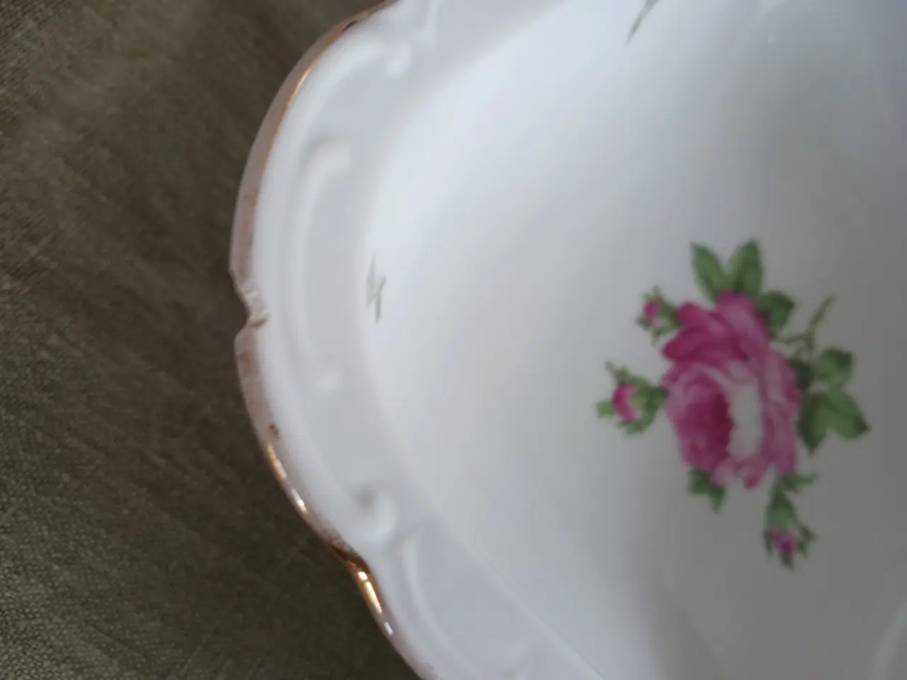 Billede 5 - Dele til Kaffestel/spiseste Kahla med lyserød rose