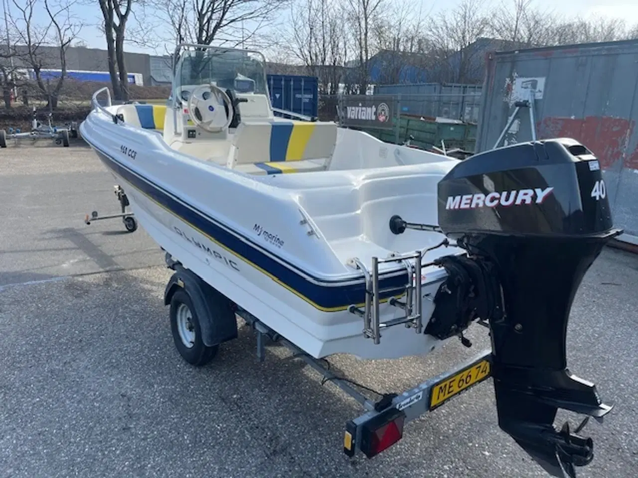 Billede 2 - Olympic 460 CCF m/40hk Mercury og bådtrailer