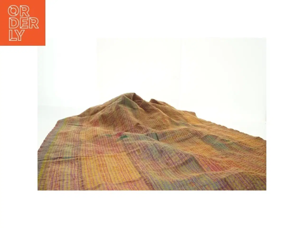 Billede 6 - Farverigt patchwork-tæppe (str. 90x113 cm)