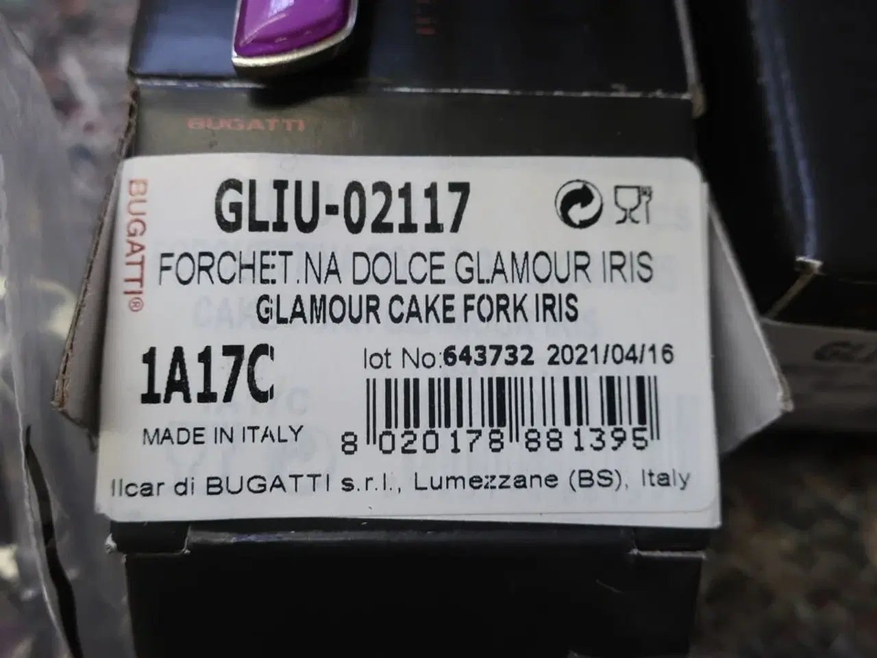 Billede 3 - 24 stk. bestik BUGATTI GLAMOUR IRIS