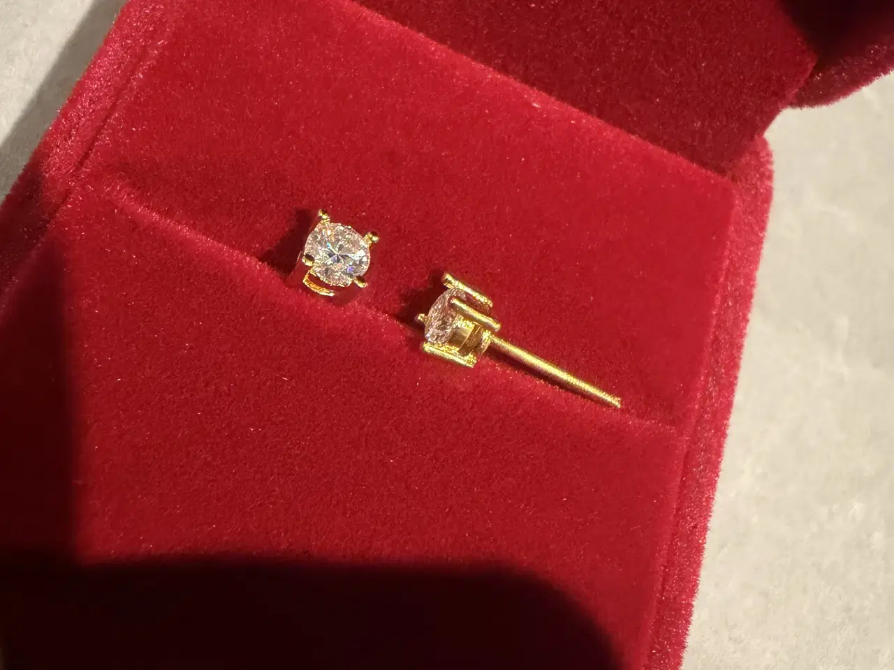 Billede 2 - 0,3 Carat moisssnite Diamant ørestikkere 