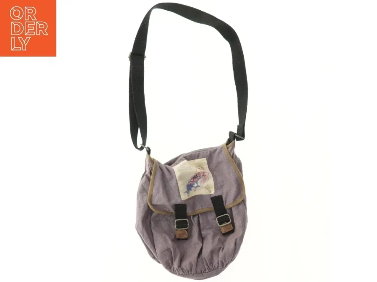 Billede 1 - Skuldertaske med fuglebroderi fra Noa Noa (str. 33x26 cm)