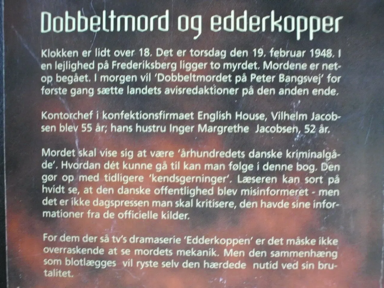 Billede 2 - dobbeltmord og edderkopper - århundredets mordgåde