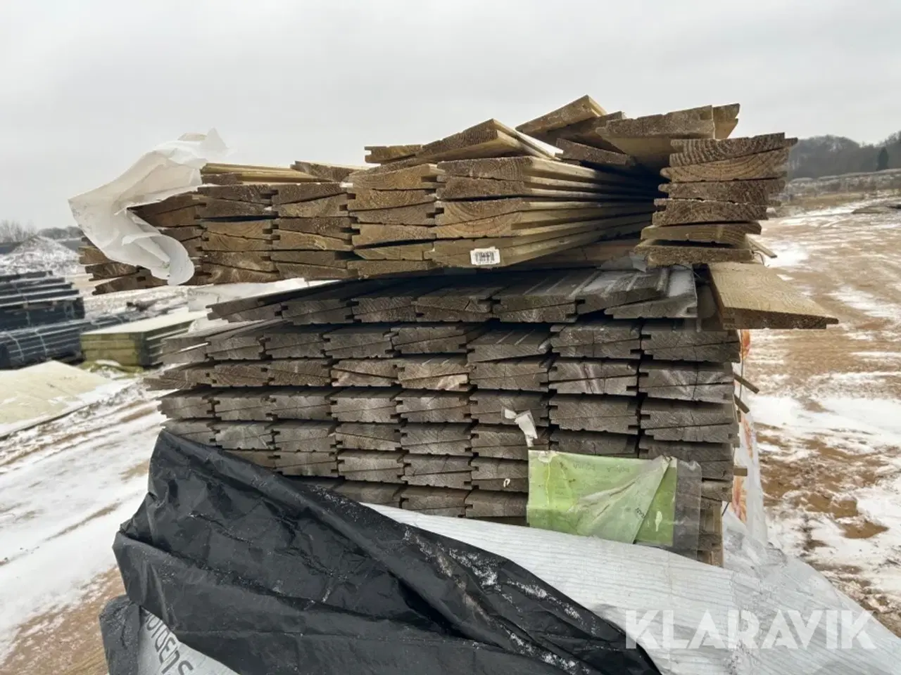 Billede 2 - Klinkbeklædning Protræ 3 meter 594 løbemeter