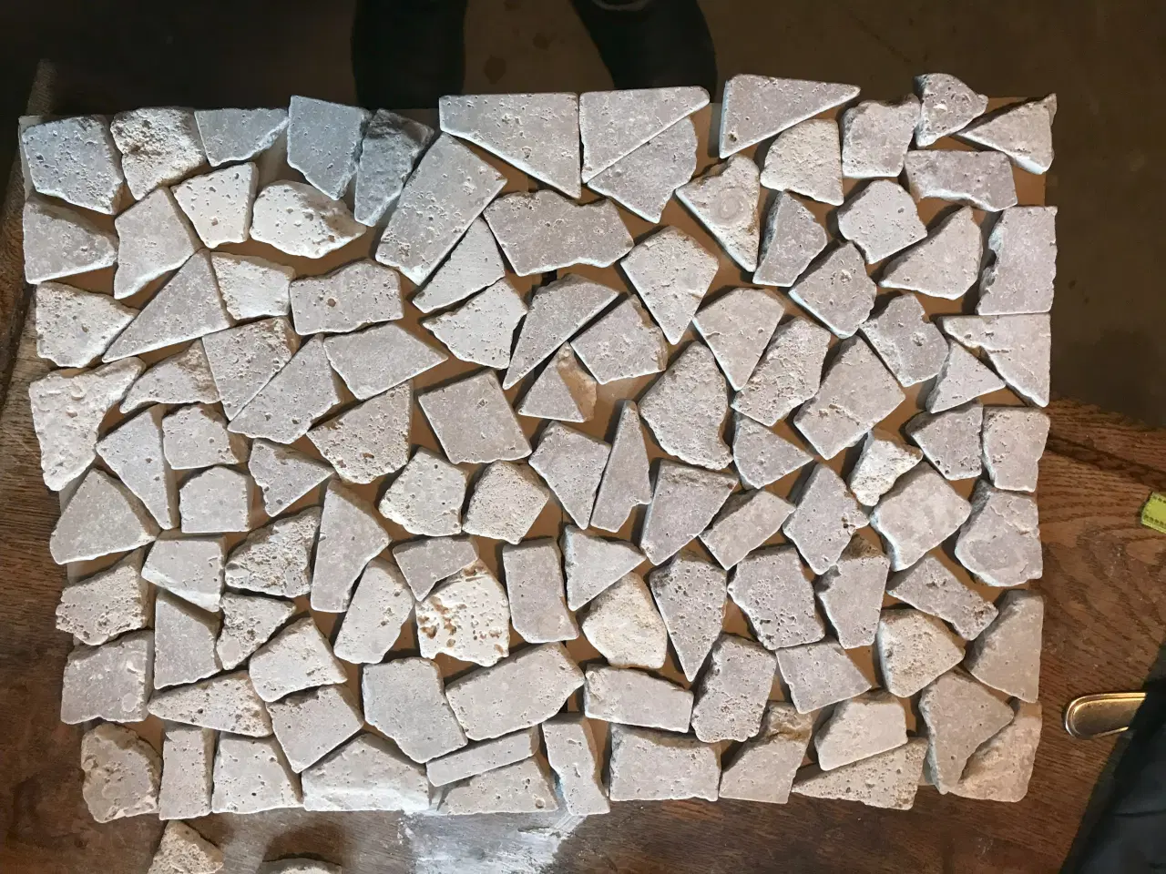 Billede 3 - Mosaik, Travertin fliser,