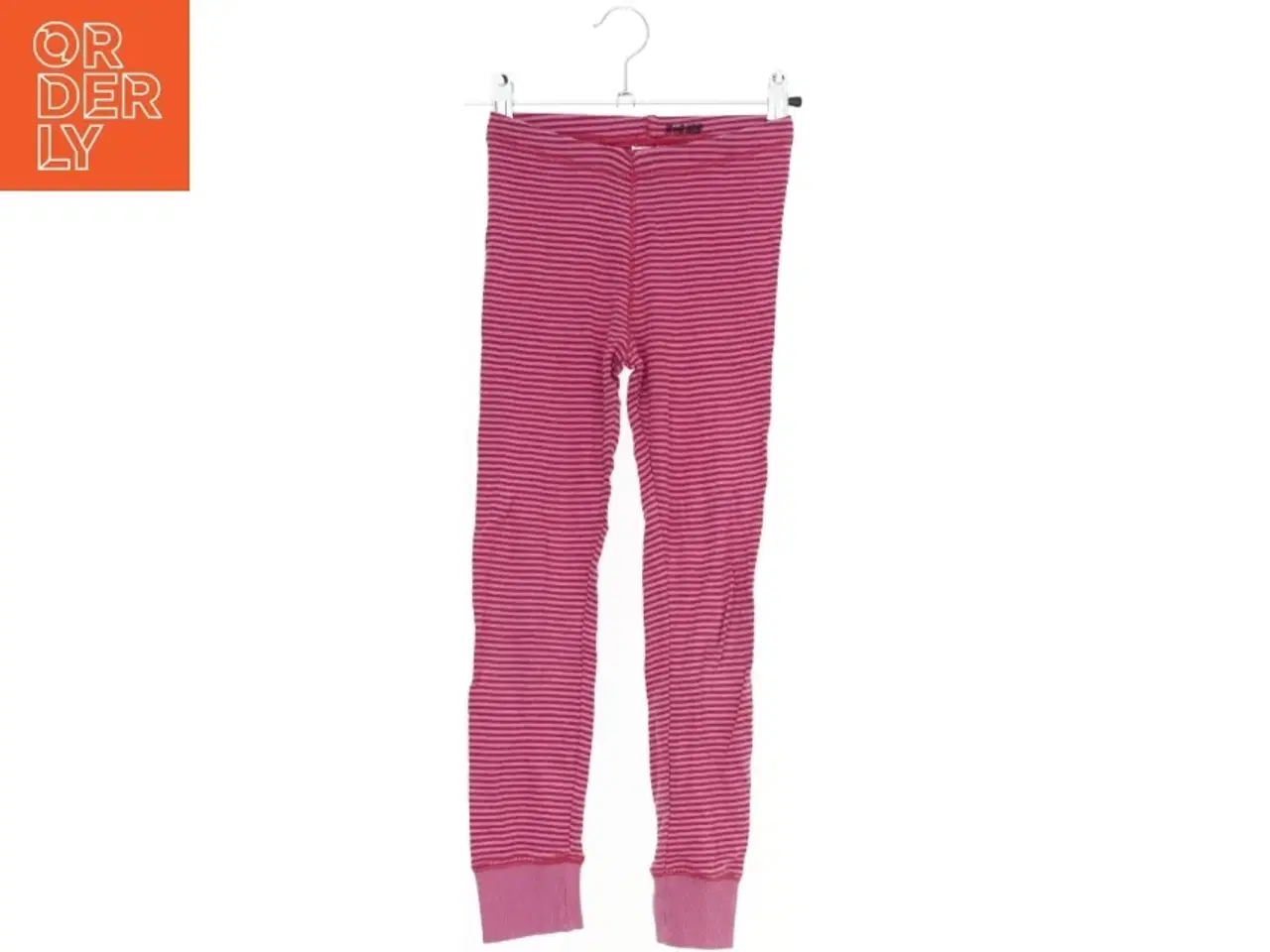 Billede 1 - Røde og hvide stribede leggings fra H&M (str. 122)