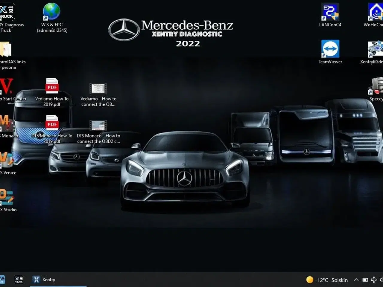 Billede 2 - 2022 Mercedes Tester OBD2 Original Xentry, Mercede