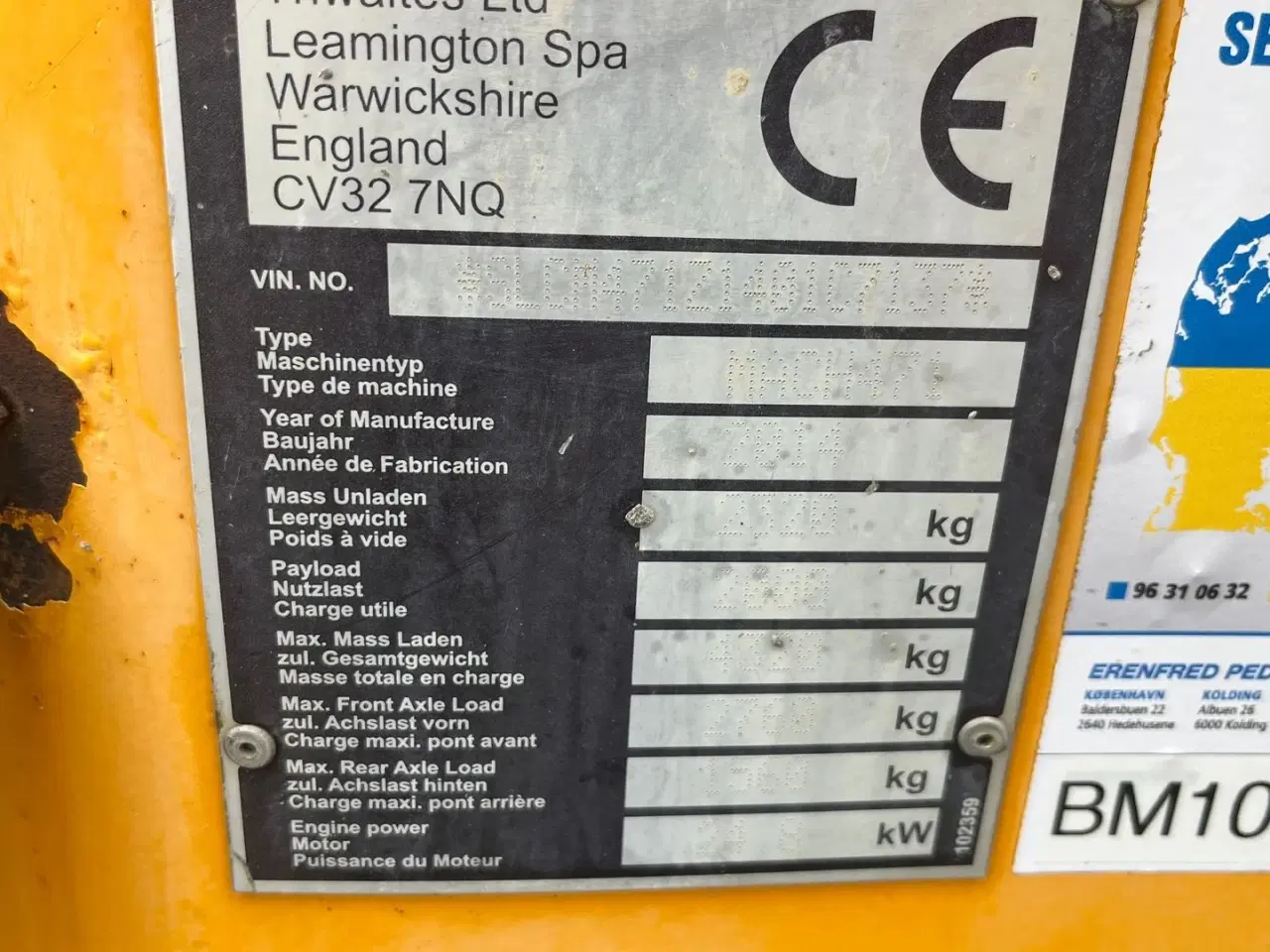 Billede 8 - Thwaites 2 tons svingbar lad og højtip