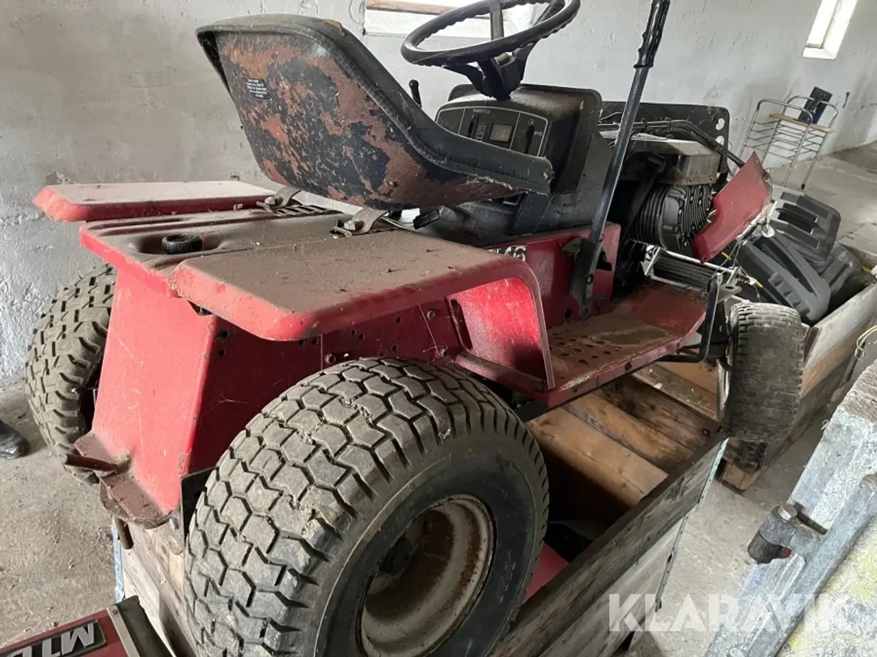 Billede 11 - Plænetraktor MTD 18/46 let adskildt