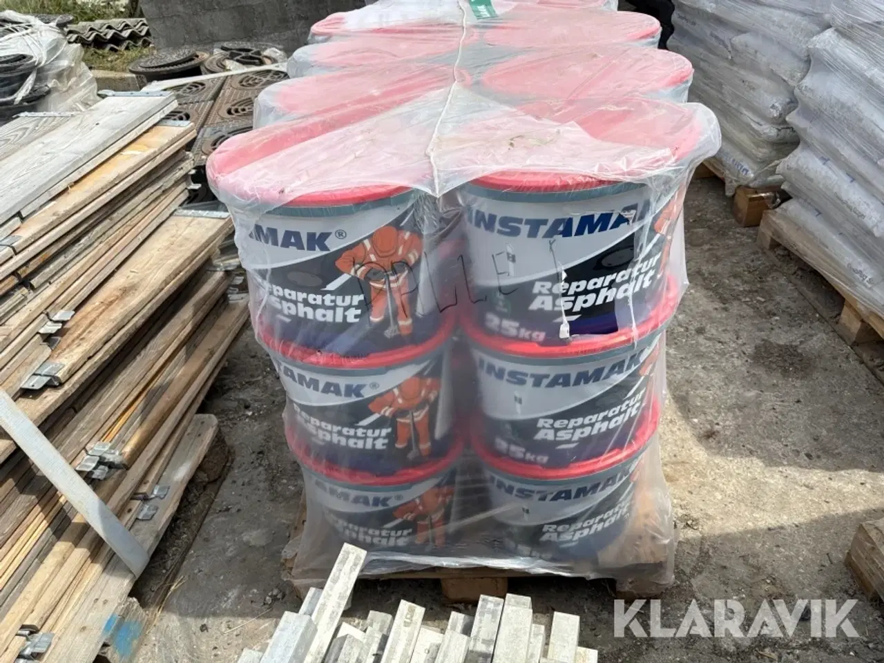 Billede 2 - Reparations asfalt Instamak 0/5mm 1 Palle med 24 spande