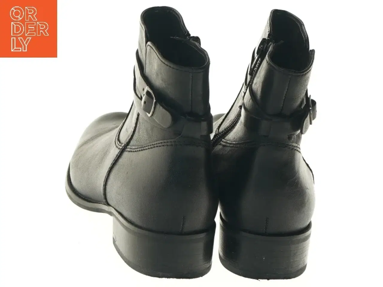 Billede 5 - Ankelstøvler i sort læder fra Gabor (str. 37,5 )