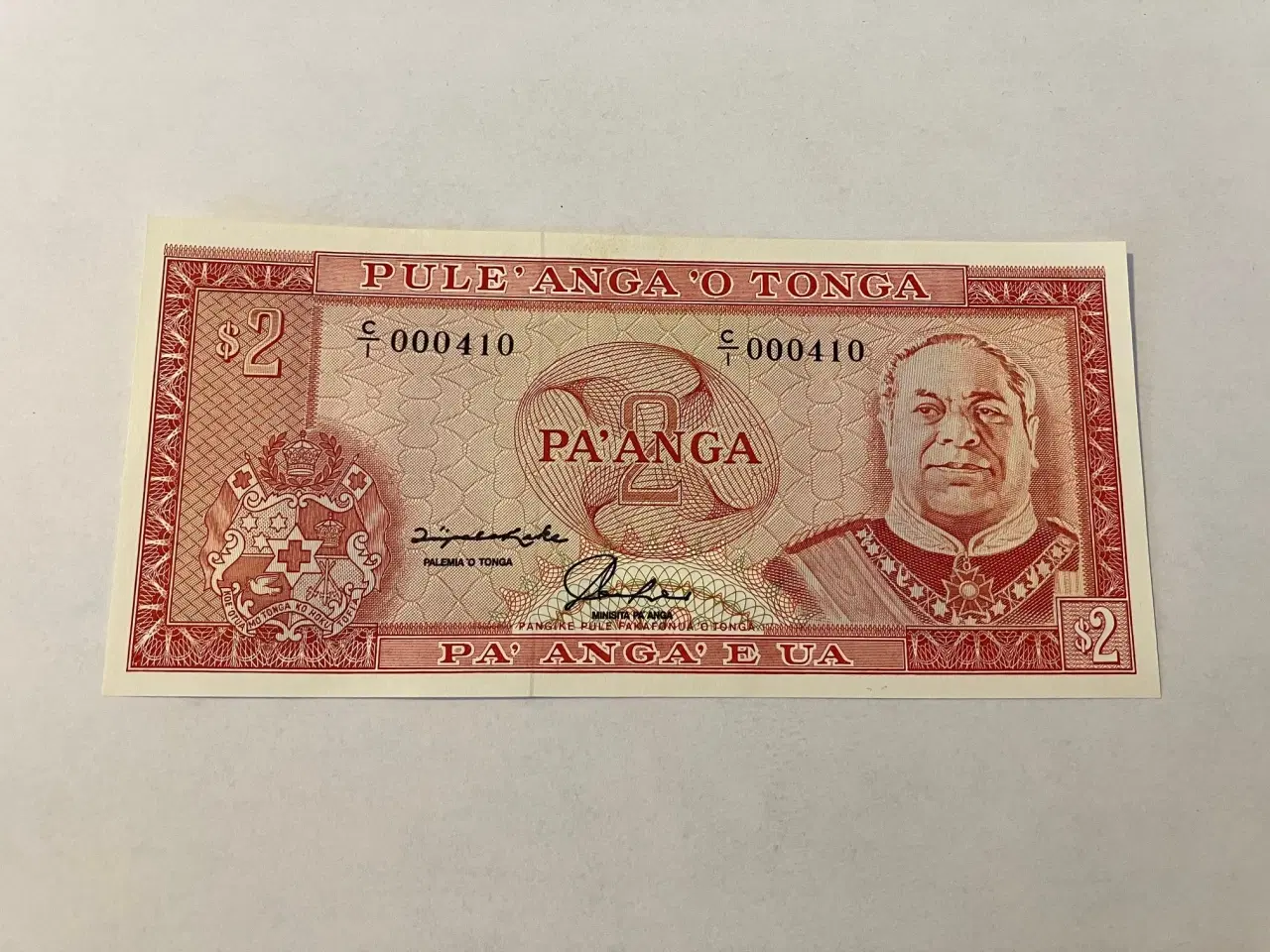 Billede 1 - 2 Pa'anga Tonga (Series 1973-1989)