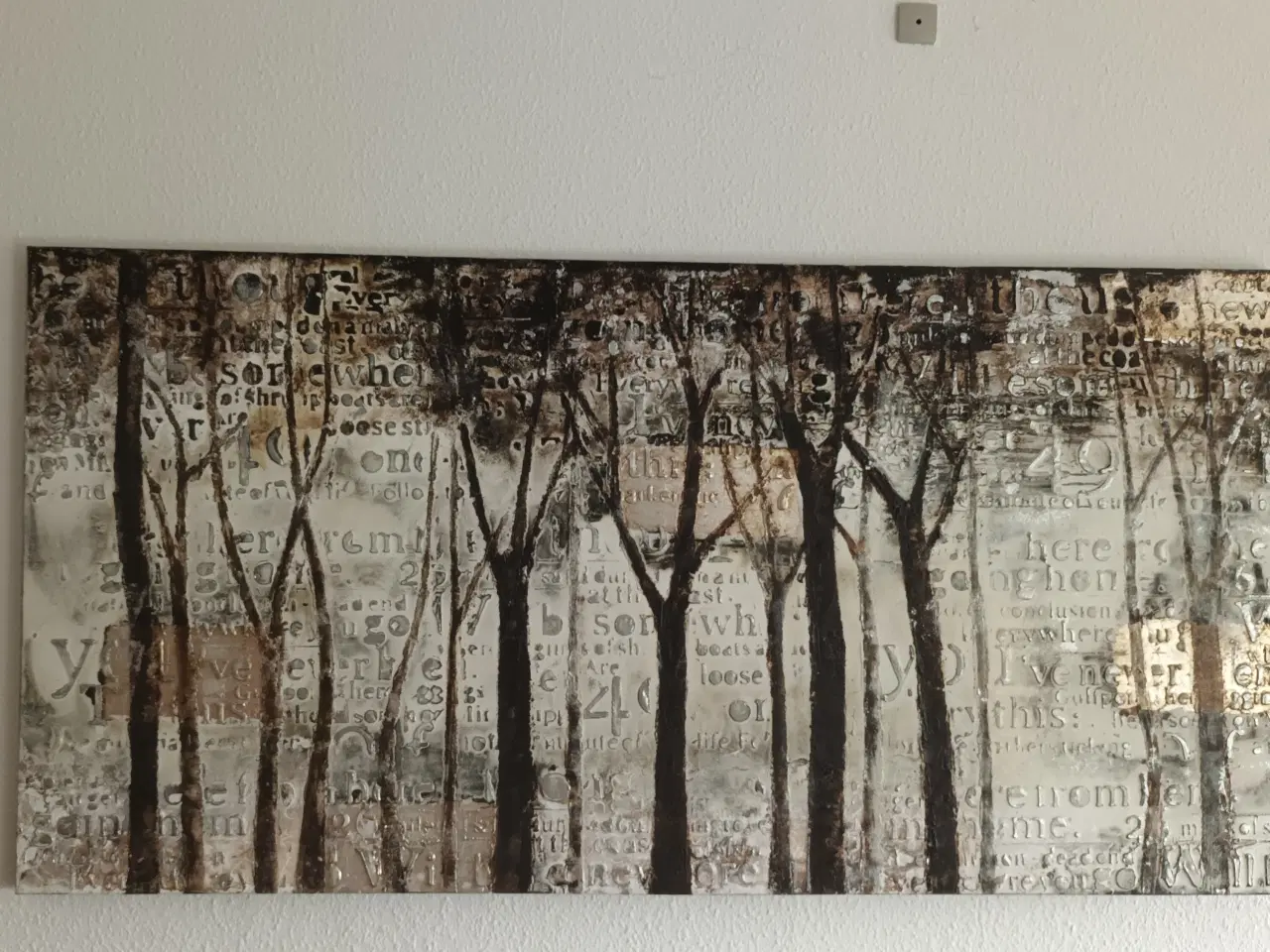 Billede 1 - STORT FLOT BILLEDE 80X160 CM SKAL HENTES I HUNDIGE