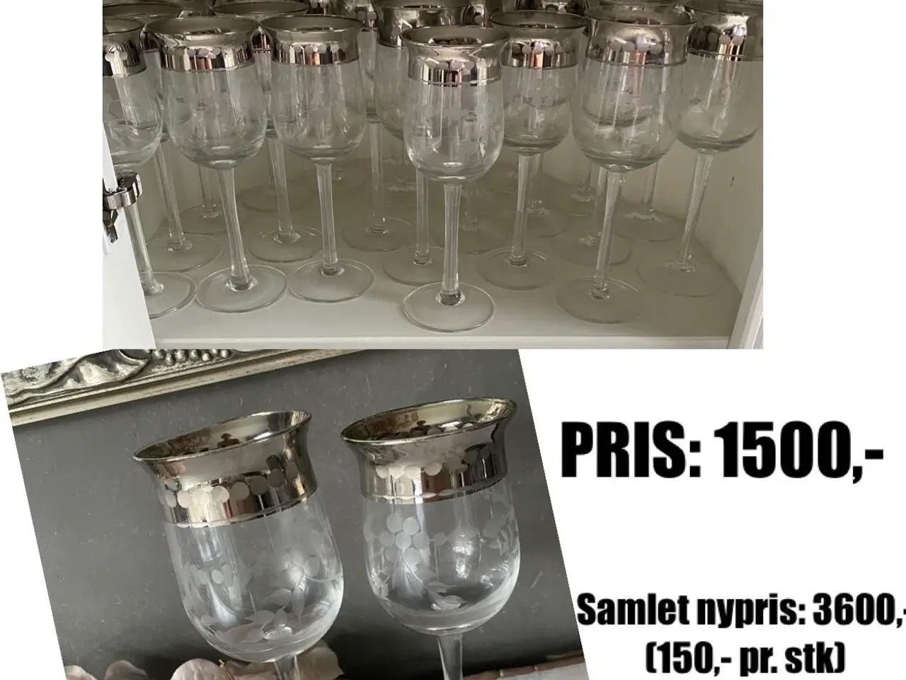 Billede 1 - Rød- og hvIdvins glas Lene Bjerre