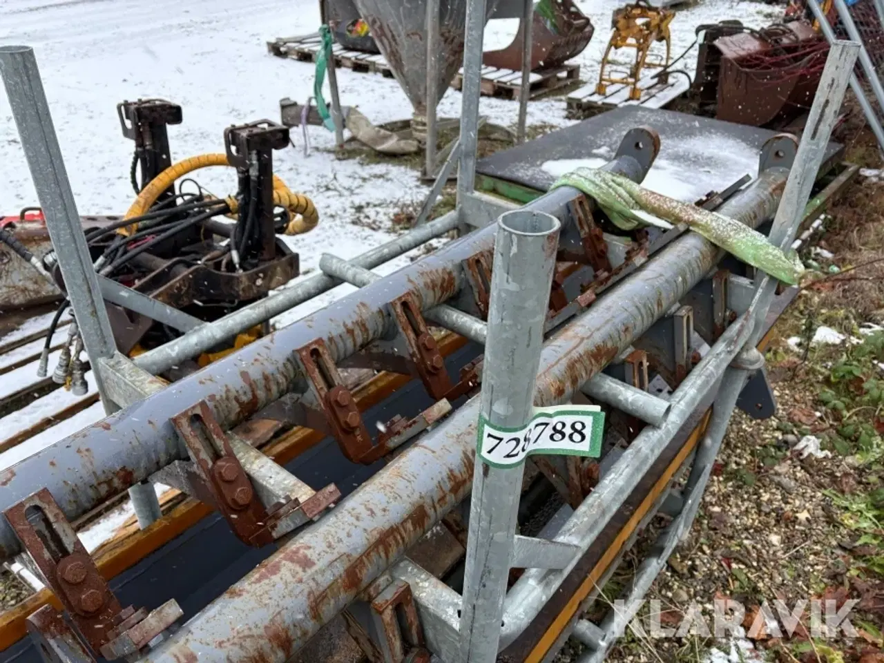 Billede 4 - Skrabere/tromleredskaber til vejtromle HAMM