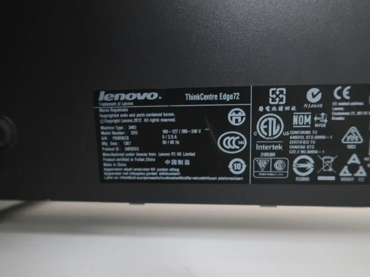 Billede 3 - Computer LENOVO ThinkCentre Edge72