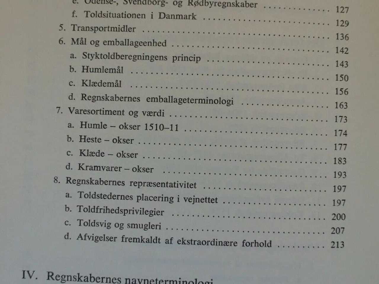 Billede 3 - studier i toldregnskabsmateriale i begyndelsen af,