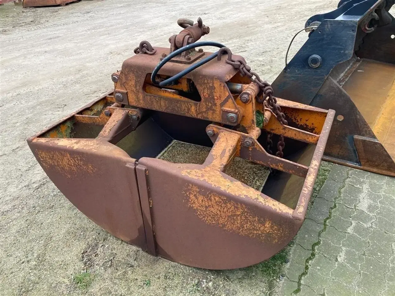 Billede 5 - Bsv Grab Lukket klapskovl til kranophæng