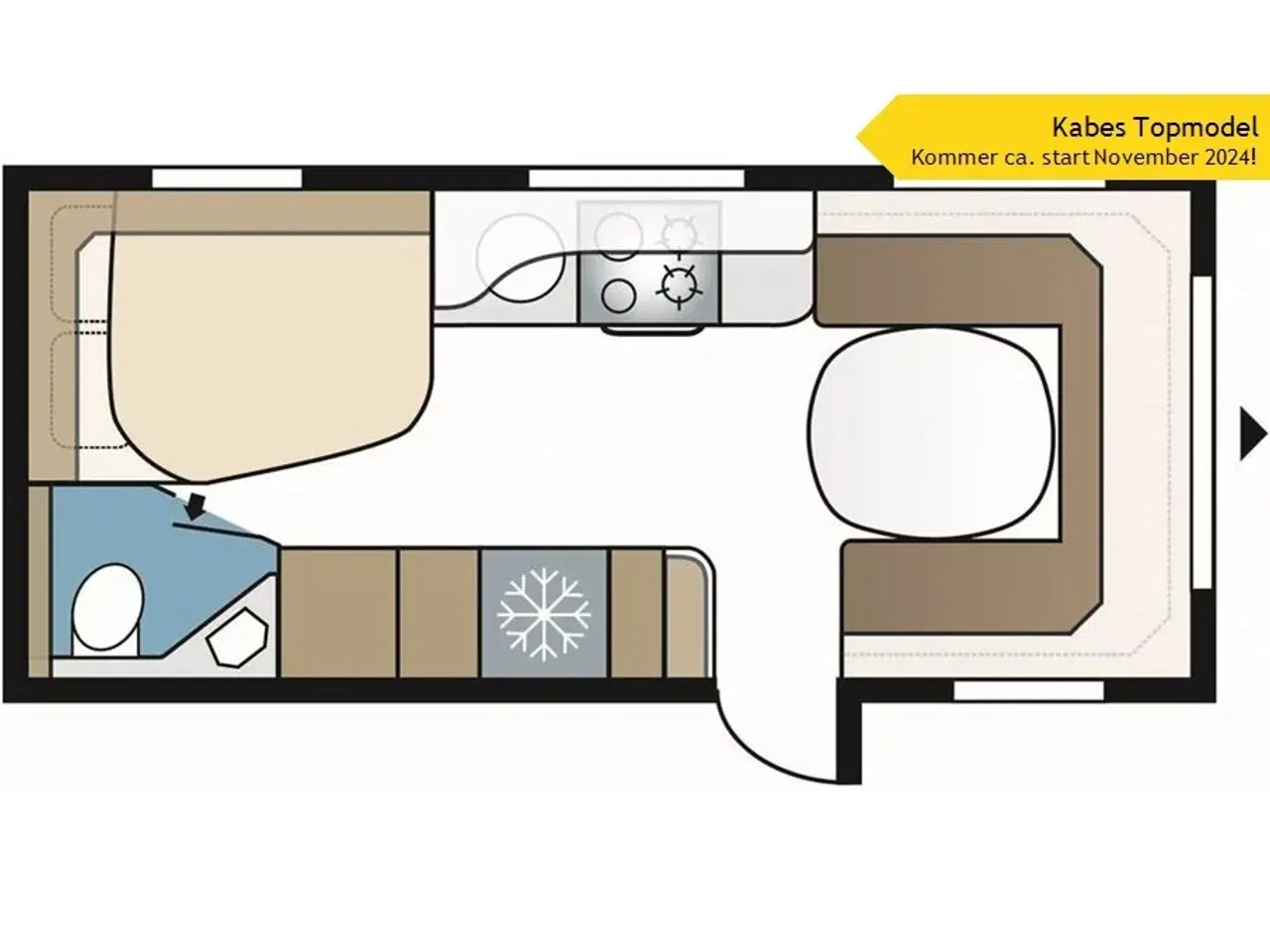 Billede 1 - 2025 - Kabe Imperial 560 XL KS   Nyt flot 2024 design!