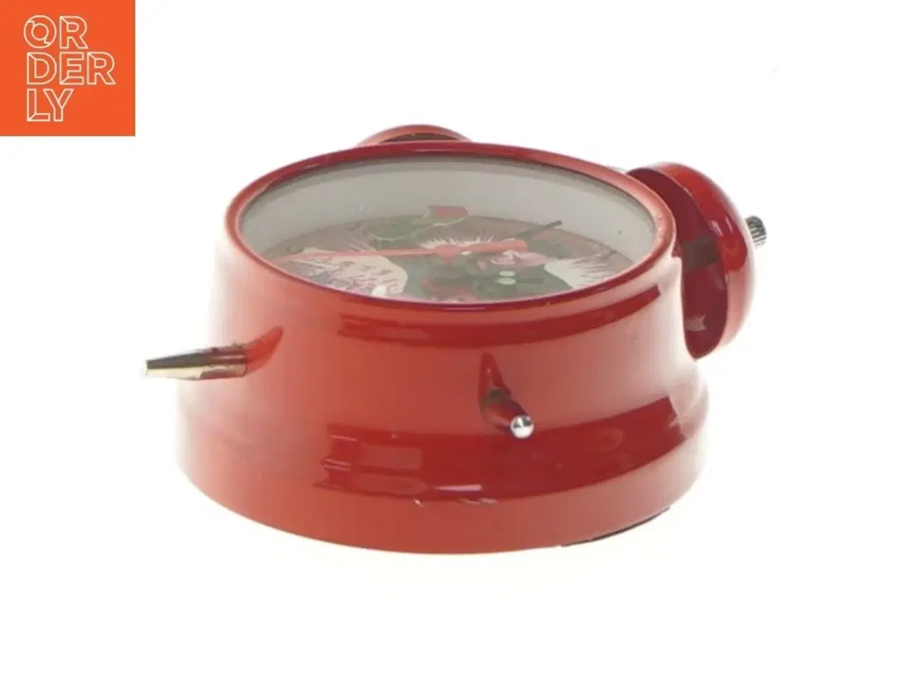 Billede 2 - Vintage analog vækkeur med Mao-motiv (str. Ø 7 cm)