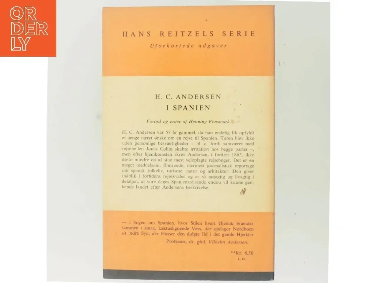 Billede 3 - I Spanien af H.C. Andersen (Bog)