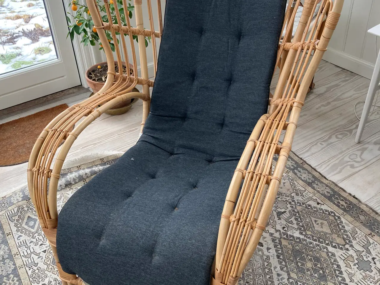 Billede 3 - Lænestol i rattanflet