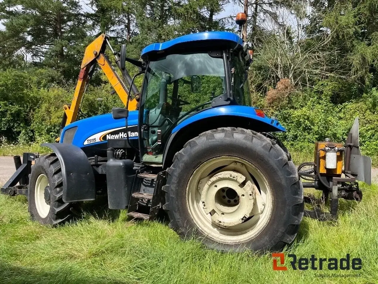 Billede 4 - New Holland TS 115 A Med FM 5 meter rabatklipper