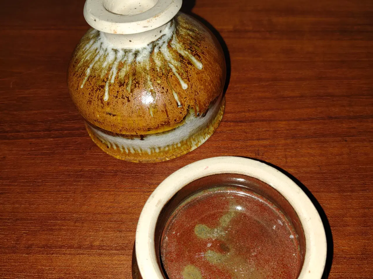 Billede 6 - Flot keramik lågkrukke