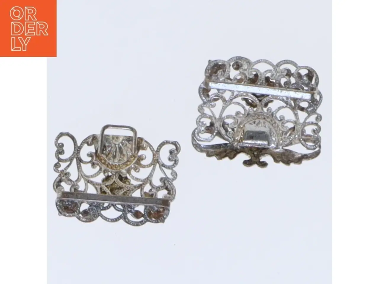 Billede 3 - Filigran bæltespænde, bijouteri (str. 3,5x2,5 cm)