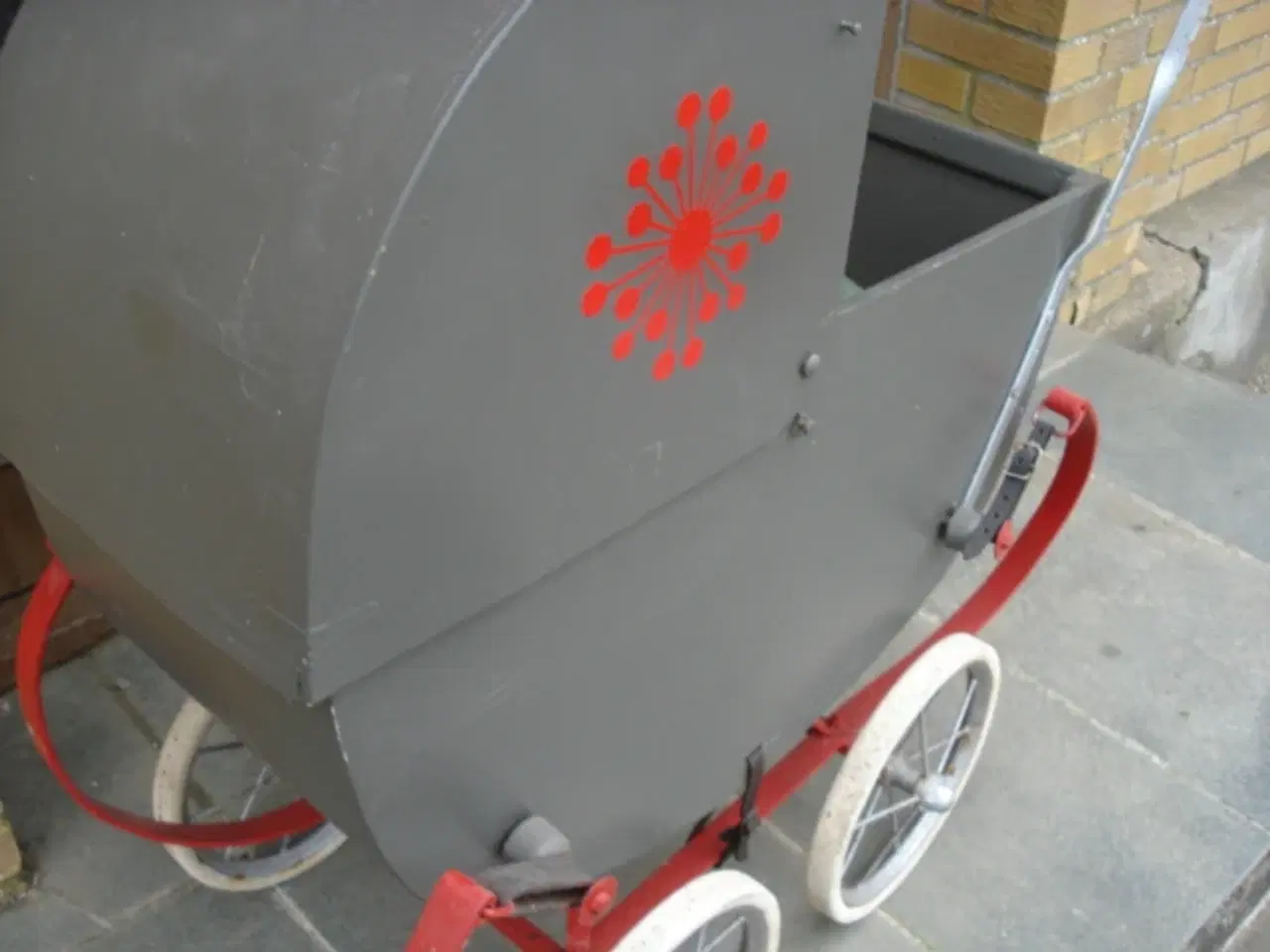 Billede 3 - Antik Dukke barnevogn